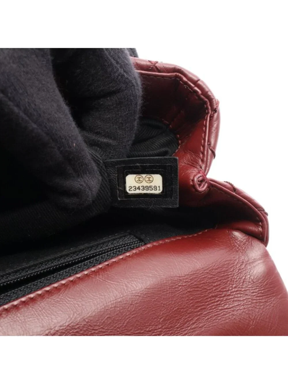 Chanel Shoulder Bag Air Line Quilted Top Handle 2-Way Red Fabric Leather Chain